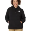 Carhartt Plus Size Clarksburg Sleeve Logo Hooded Sweatshirt | Hoodies & Sweatshirts