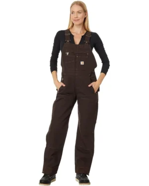 Carhartt Quilt-Lined Washed Duck Bib Overalls | Jumpsuits & Rompers