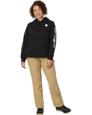 Carhartt Plus Size Clarksburg Sleeve Logo Hooded Sweatshirt | Hoodies & Sweatshirts -Carttha Shop 61NLKhWxVJL. AC SR736920