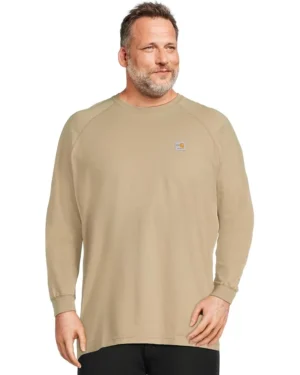 Carhartt Big & Tall Flame-Resistant Force® Long Sleeve T-Shirt | Shirts & Tops