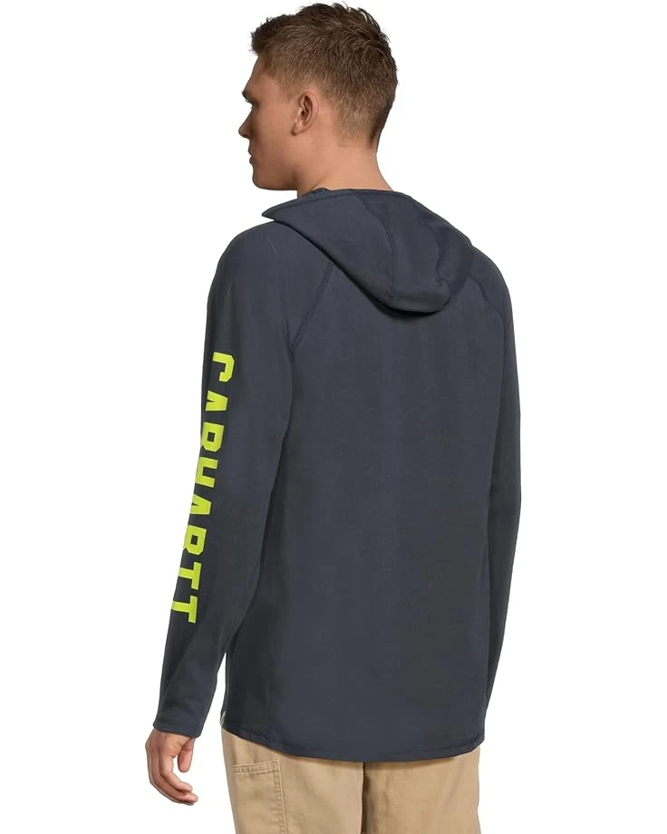 Carhartt Force Relaxed Fit Midweight Long Sleeve Logo Graphic Hooded T-Shirt | Shirts & Tops 3 Carhartt Force Relaxed Fit Midweight Long Sleeve Logo Graphic Hooded T-Shirt | Shirts & Tops - Image 3