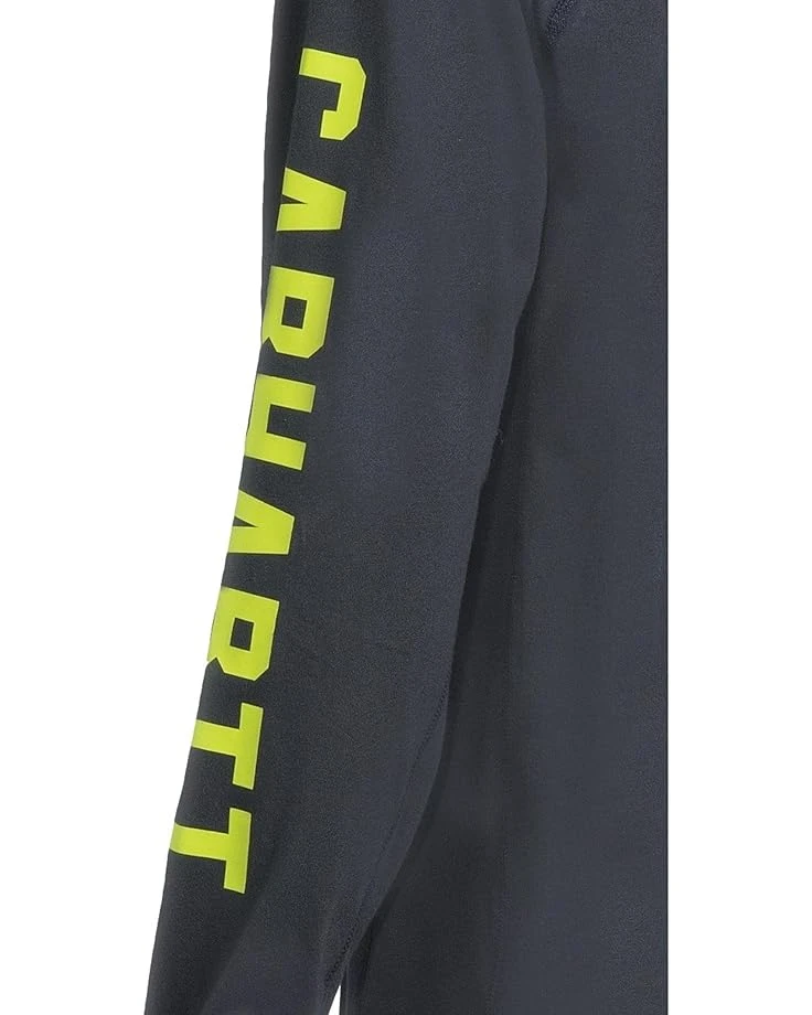 Carhartt Force Relaxed Fit Midweight Long Sleeve Logo Graphic Hooded T-Shirt | Shirts & Tops 4 Carhartt Force Relaxed Fit Midweight Long Sleeve Logo Graphic Hooded T-Shirt | Shirts & Tops - Image 4