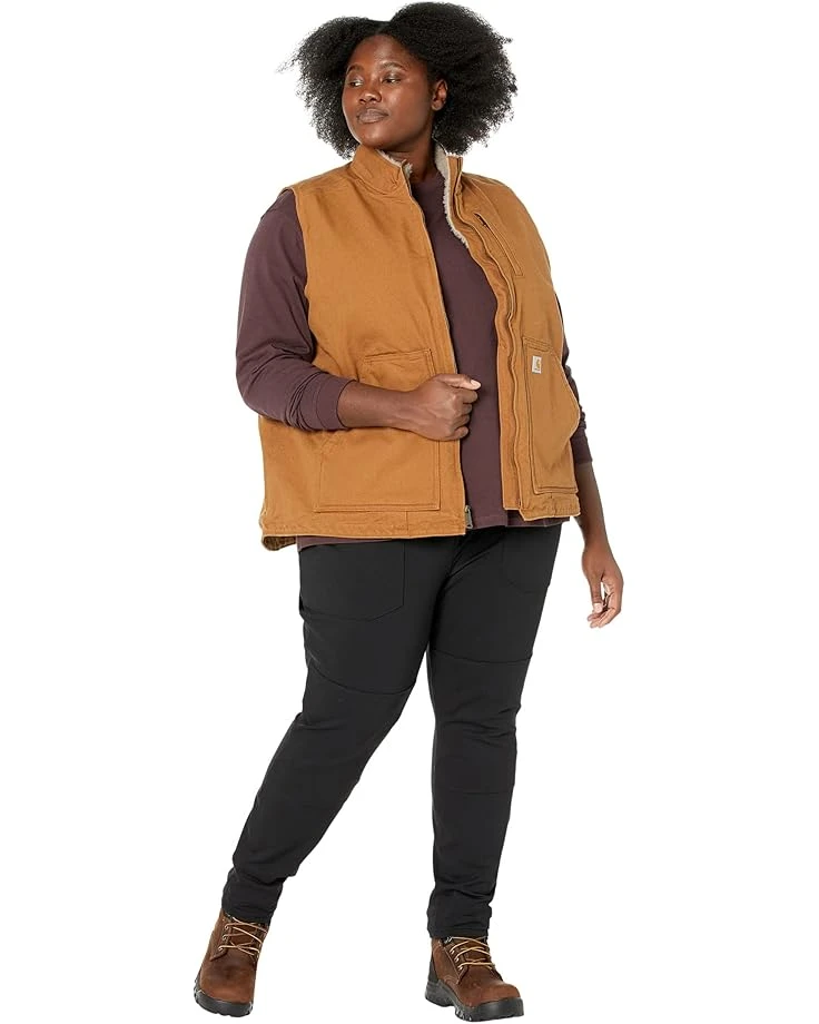 Carhartt Plus Size OV277 Sherpa Lined Mock Neck Vest | Coats & Outerwear 4 Carhartt Plus Size OV277 Sherpa Lined Mock Neck Vest | Coats & Outerwear - Image 4