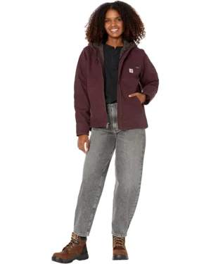 Carhartt OJ141 Sherpa Lined Hooded Jacket | Coats & Outerwear -Carttha Shop 71KKNlHS 2L. AC SR736920