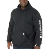 Carhartt Big & Tall Midweight Signature Sleeve Logo Hooded Sweatshirt | Hoodies & Sweatshirts