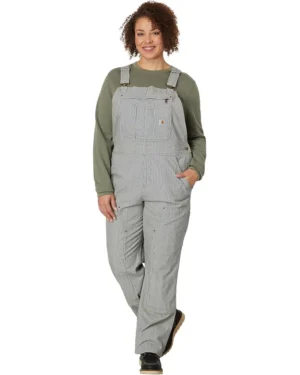 Carhartt Relaxed Fit Denim Striped Bib Overall | Jumpsuits & Rompers