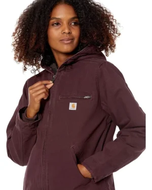 Carhartt OJ141 Sherpa Lined Hooded Jacket | Coats & Outerwear -Carttha Shop 91UQJa56tlL. AC SR736920