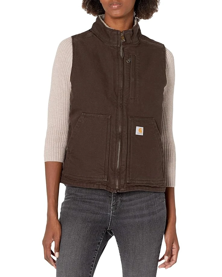 Carhartt OV277 Sherpa Lined Mock Neck Vest | Coats & Outerwear 1 Carhartt OV277 Sherpa Lined Mock Neck Vest | Coats & Outerwear