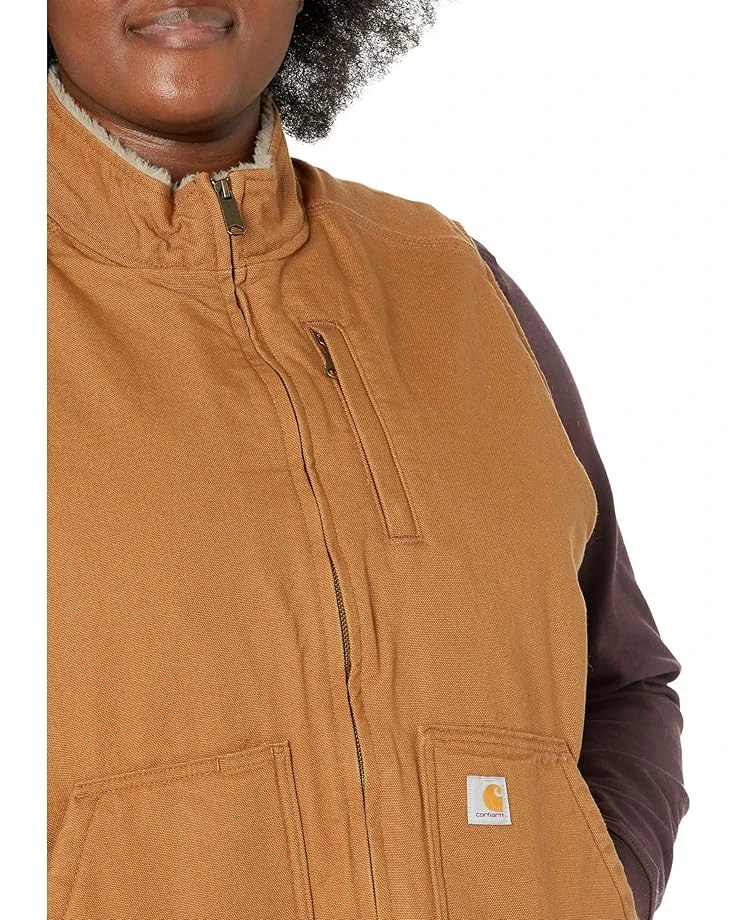 Carhartt Plus Size OV277 Sherpa Lined Mock Neck Vest | Coats & Outerwear 3 Carhartt Plus Size OV277 Sherpa Lined Mock Neck Vest | Coats & Outerwear - Image 3